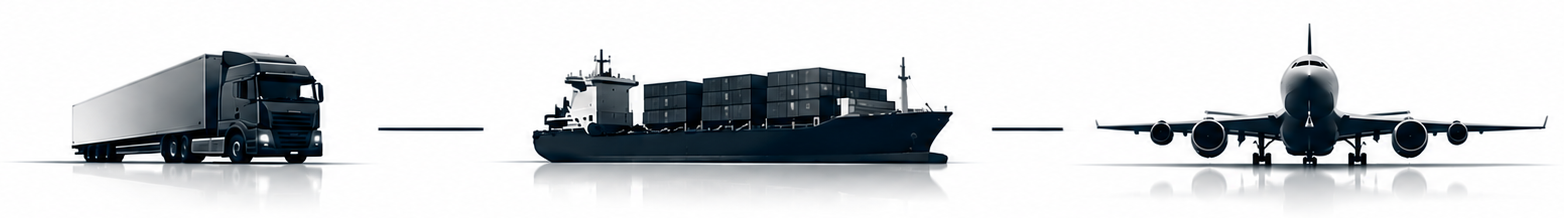 Road, sea and air freight
